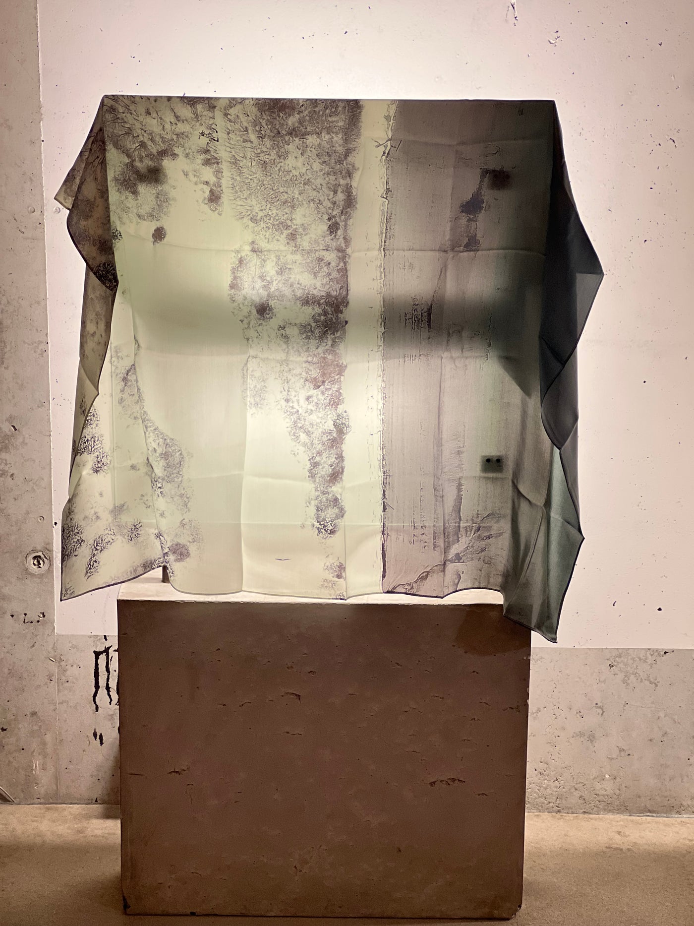 Abstract Big Tribune - Silk Scarf