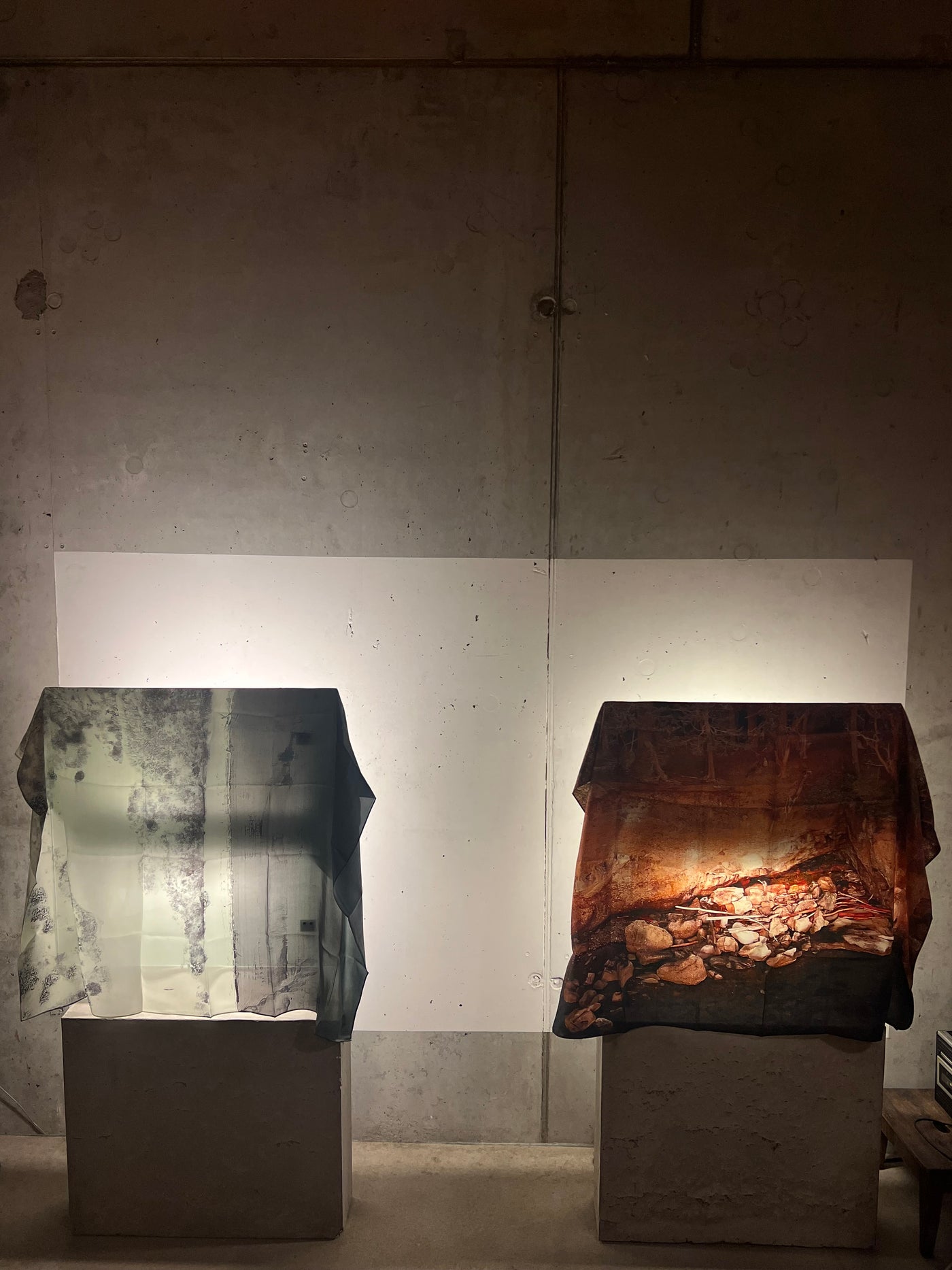 Abstract Big Tribune - Silk Scarf