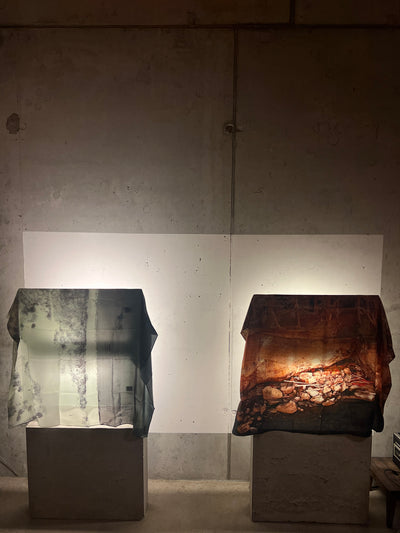 Abstract Big Tribune - Silk Scarf