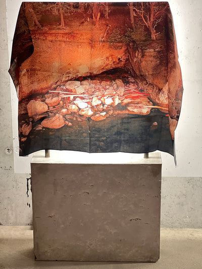 The Cave- Silk Scarf