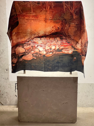 The Cave- Silk Scarf