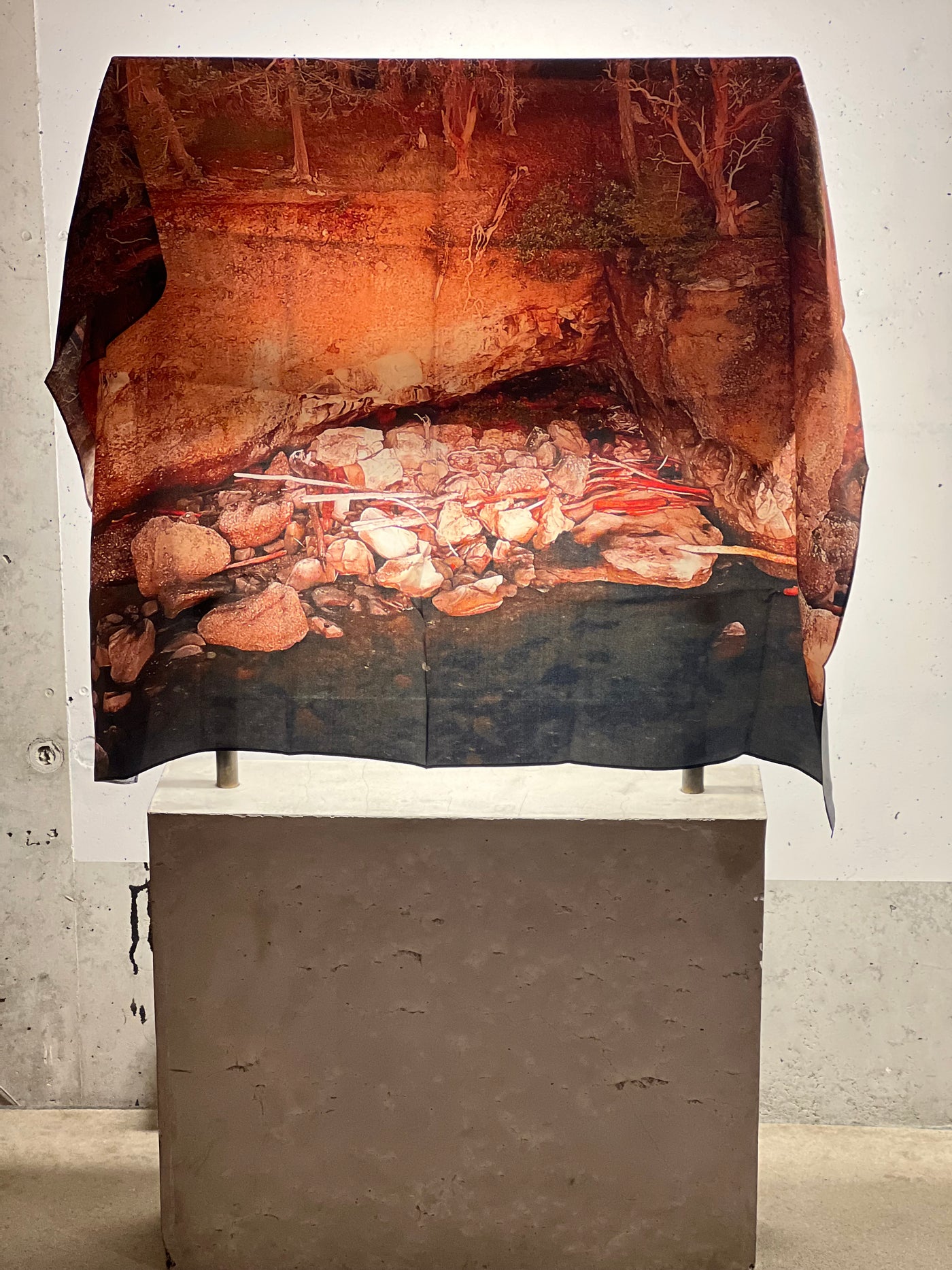 The Cave- Silk Scarf