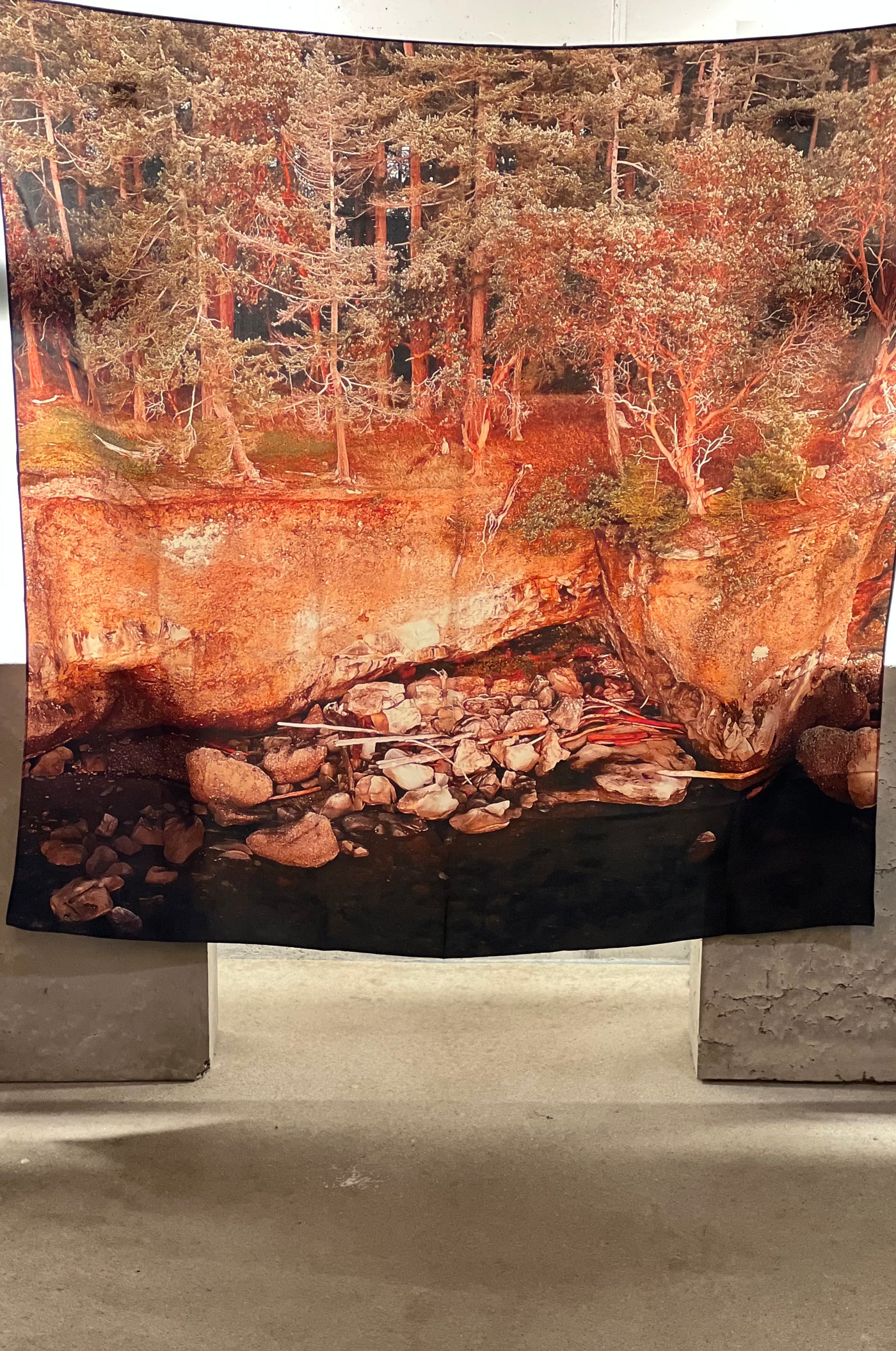 The Cave- Silk Scarf