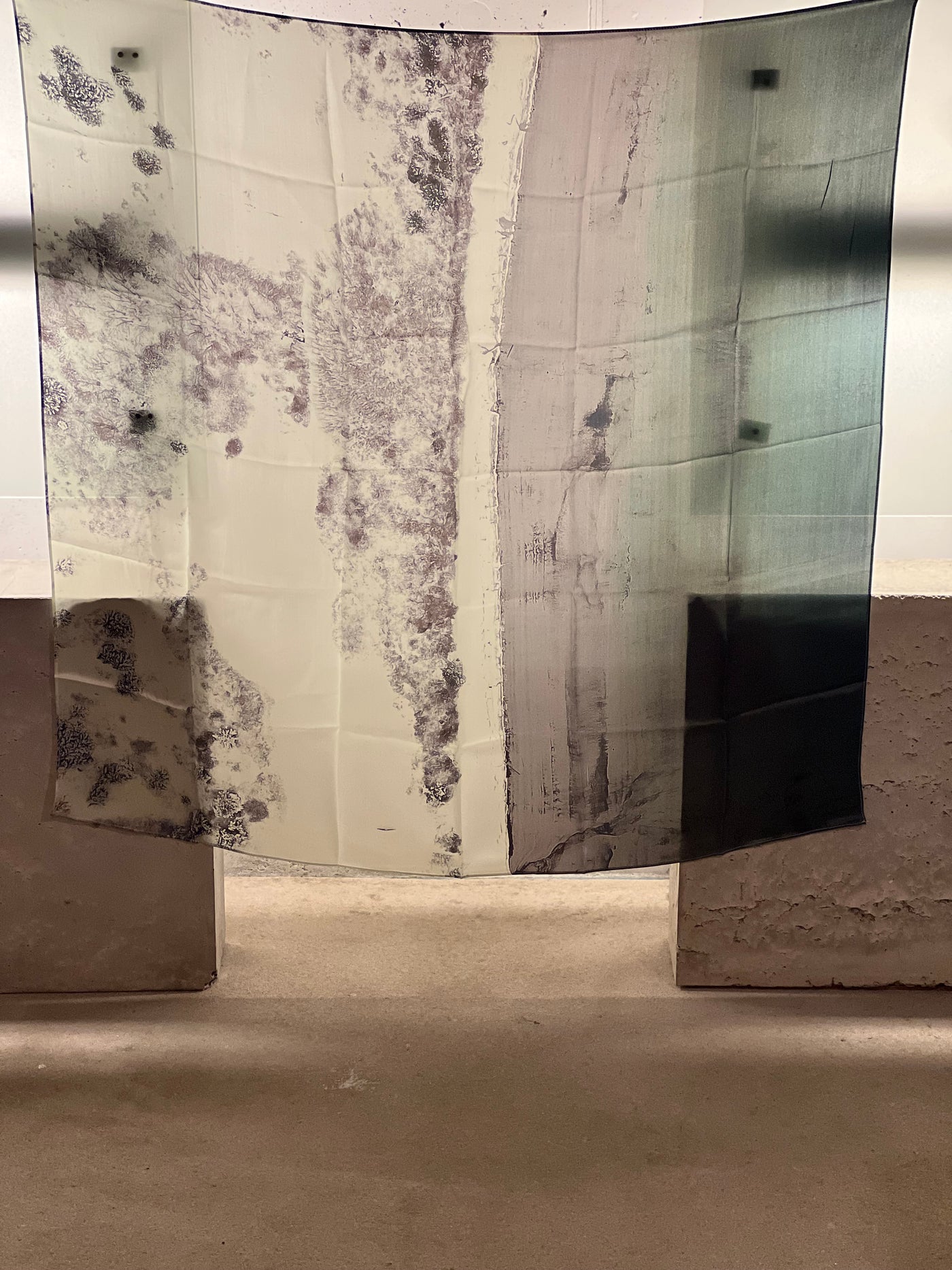 Abstract Big Tribune - Silk Scarf