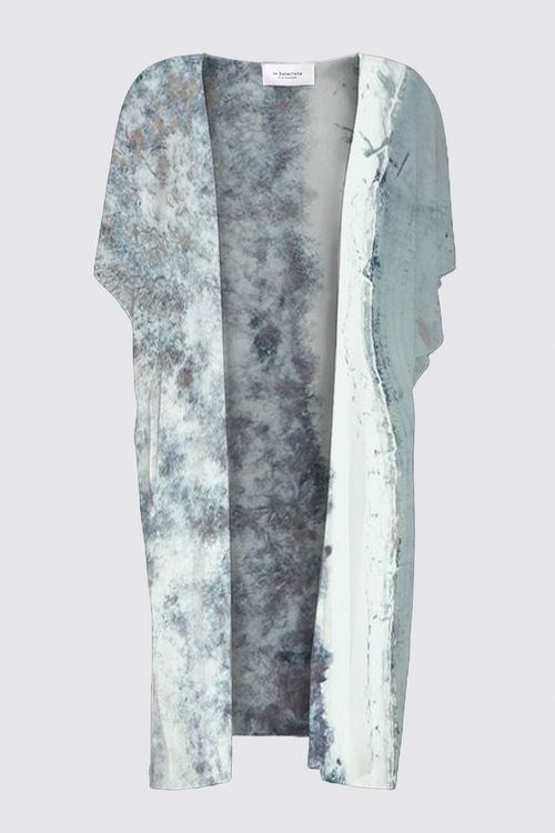 ABSTRACT BIG TRIBUNE YK Kimono Wrap