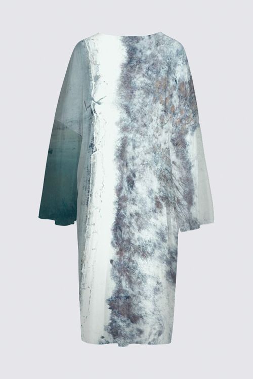 ABSTRACT BIG TRIBUNE Elani Kimono